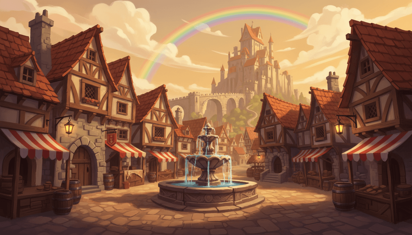 Le bandit slot medieval village.